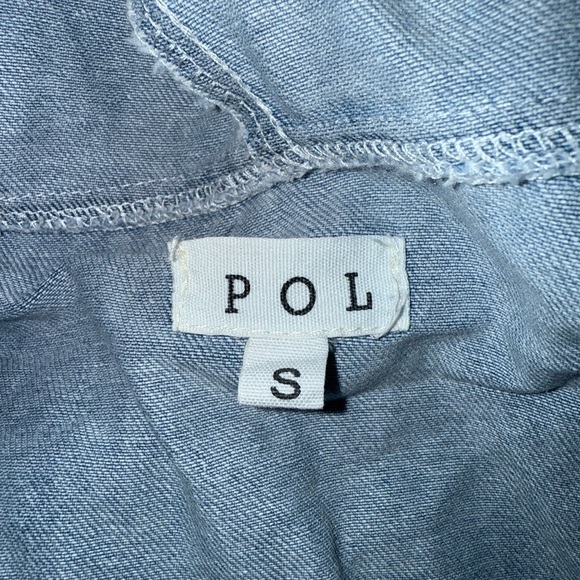 POL Blue Jean Jacket with Lace Details - NWOT - Picture 7 of 8